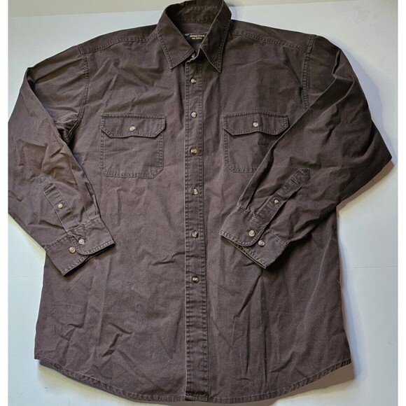 St‎ John's Bay vintage men's long sleeve button up Sz M - Picture 2 of 14